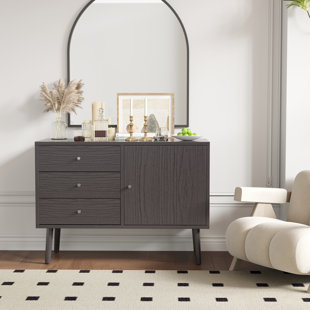 Posh Living Aralyn Wood Storage Cabinet Wardrobe Dresser in