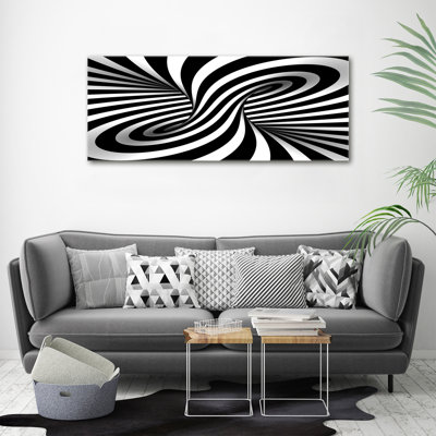 Swirl Abstraction - Wrapped Canvas Print