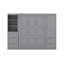 Grand lit escamotable avec tiroirs et tablettes-1796218157