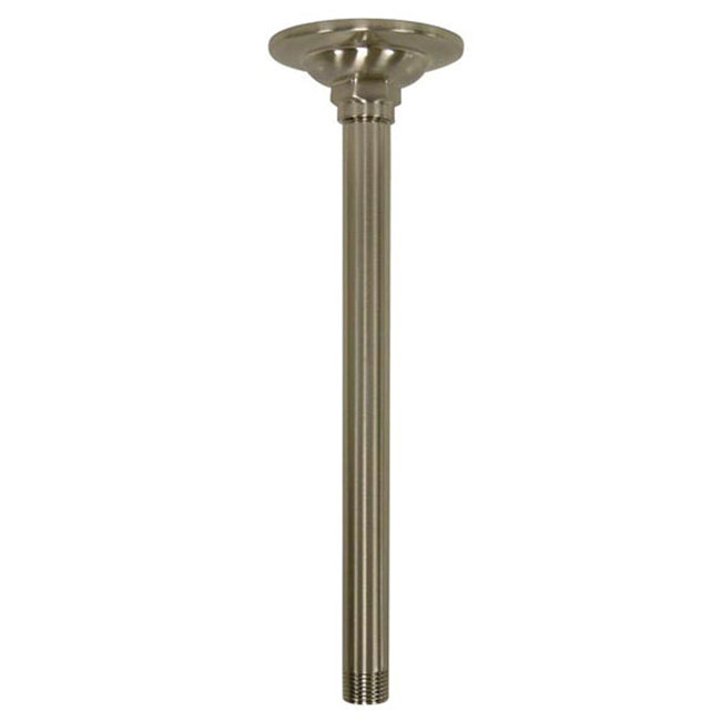 Alimentation de plafond de 10 po, Nickel brossé