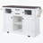 54.9" Kitchen Island With Drop Leaf, Power Outlet, Kitchen Storage Cart With 4 Door Shelves-721025767
