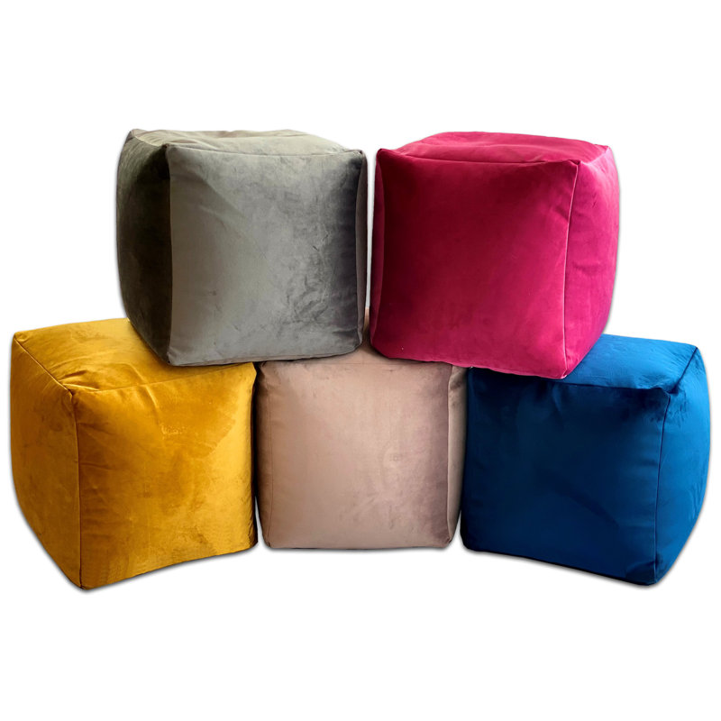 Velvet Refillable Classic Bean Bag, Lilac