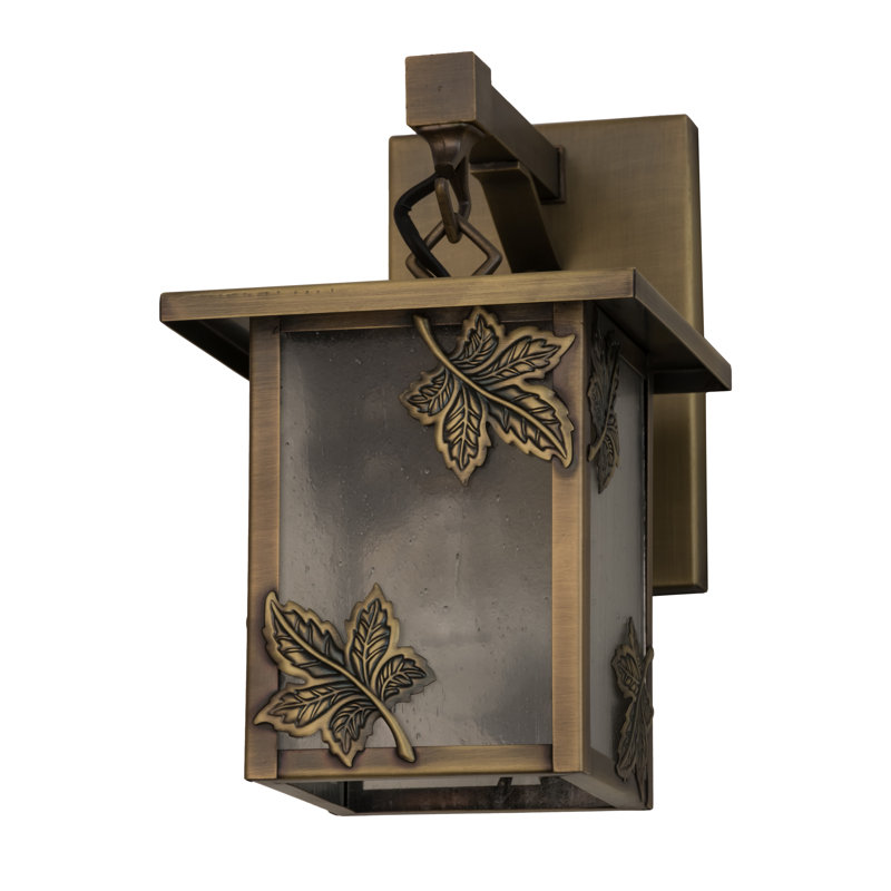 Lanterne murale d’extérieur 1 lumières érable leaf Yedinak