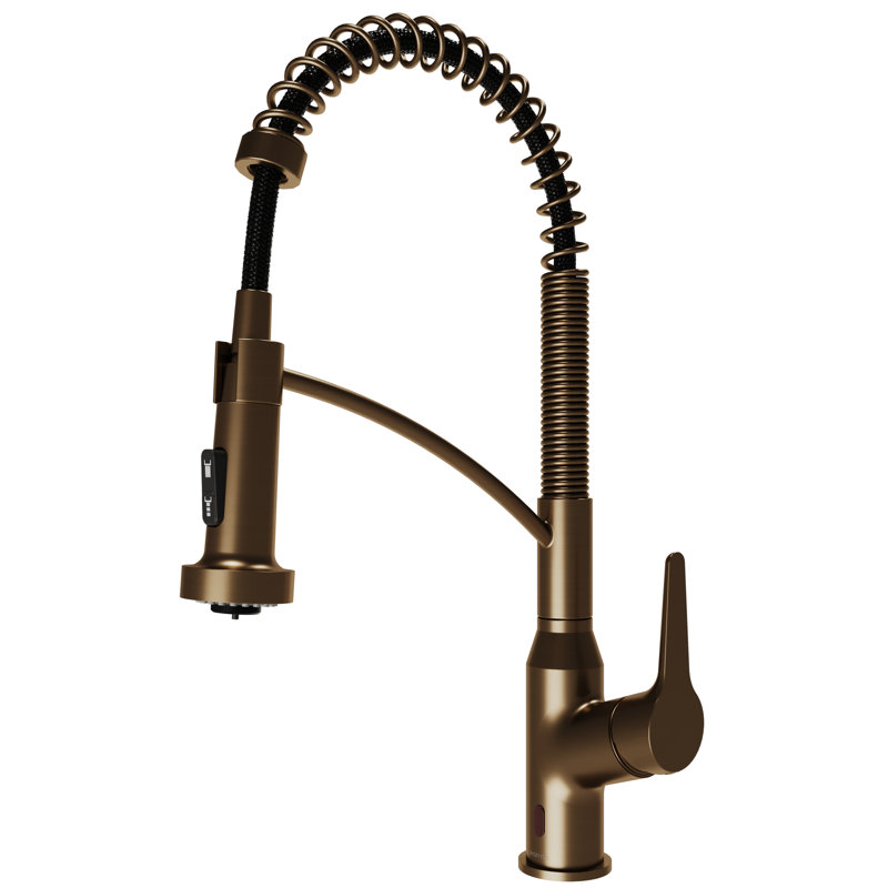 Karran Scottsdale Pull Down Touchless Kitchen Faucet, Copper