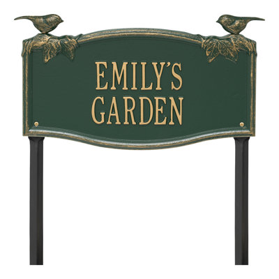 Chickadee Garden Sign
