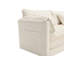 Canapé modulaire en tissu chenille avec poches latérales-96707526