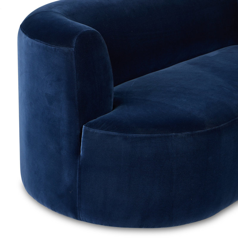 Sanda 105.5" Wide Sofa & Chaise, Surrey Midnight Cotton Blend, Right Hand Facing