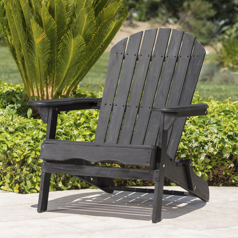 Malibu Adirondack Chair, Dark Gray