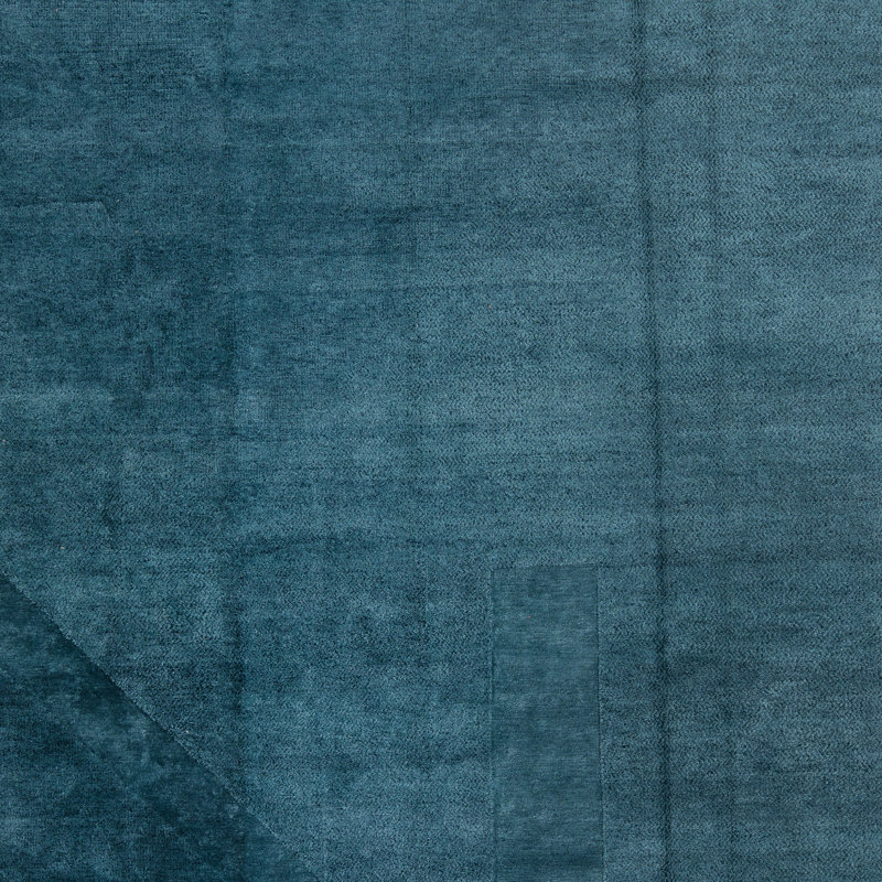 Blue Stelle Contemporary Tibetan Wool Rug - 9' x 12'