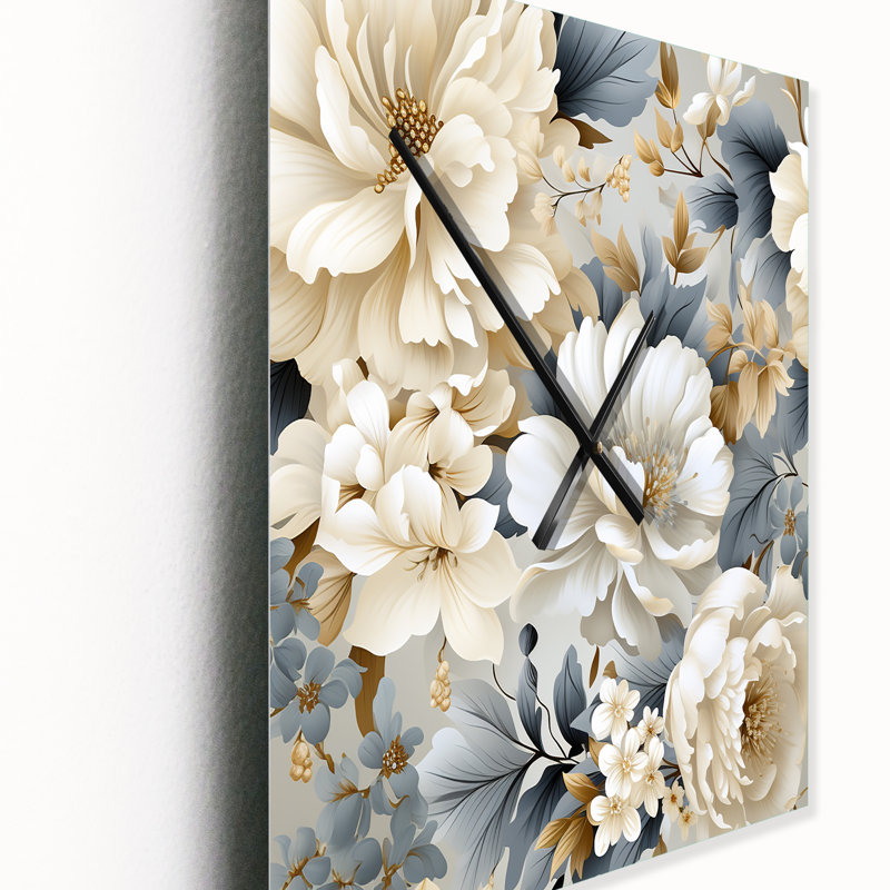 Jamileth - Horloges murales florales, Moyen
