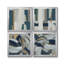 «Close to the Edge I», ensemble de 4 peintures sur toile encadrées-60148766-60148768