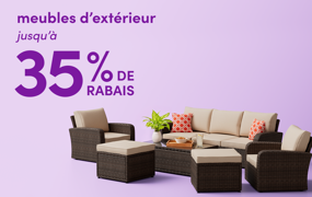meubles d'extérieur en solde