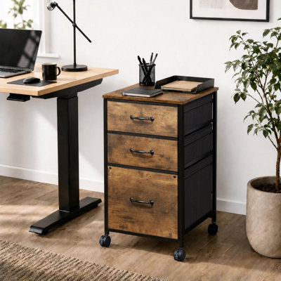 15.4 " Wide 3 Vertical Filing Cabinet