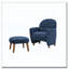 Chaise de loisir rembourrée avec repose-pieds-72487821
