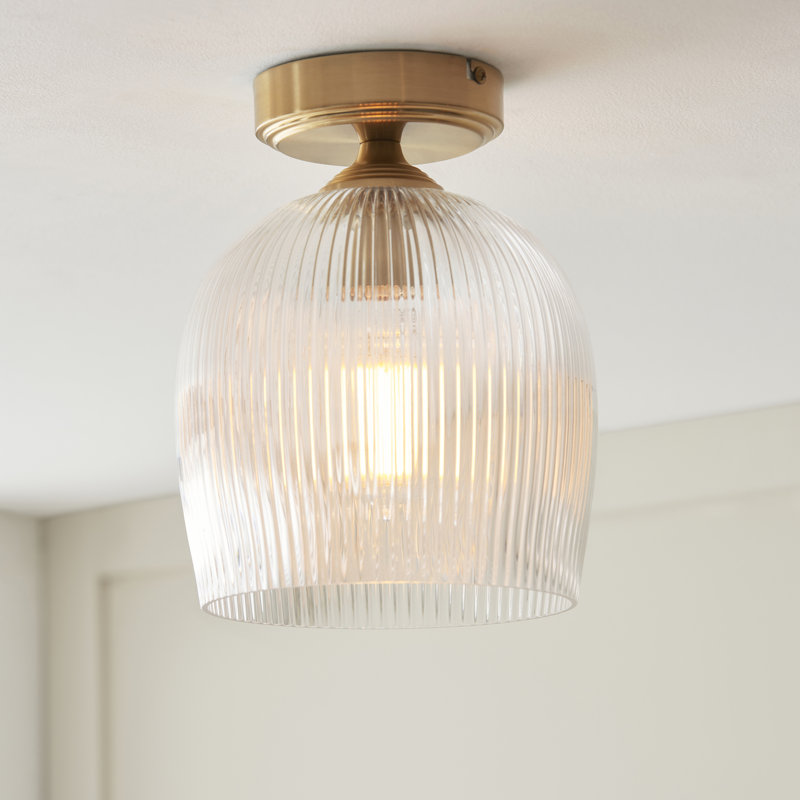 Ashcroft Ribbed Ceiling flush light