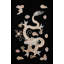 Vintage Benevolent 5 Claw Dragon Design Chinese Deco Rug