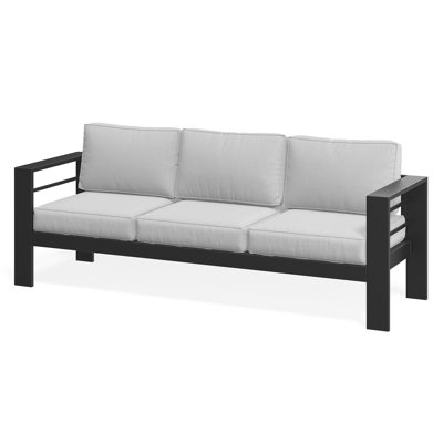 75" Patio Sofa with Cushions by Ebern Designs
