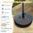 Rivalee Metal Umbrella Base