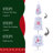 7.5Ft Slim Artificial Christmas Tree  Includes Foldable Metal Stand