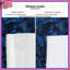 Rideaux bleus, voilages et voilages à motif triangulaire bleu - 1 panneau-2027283970-2027283969