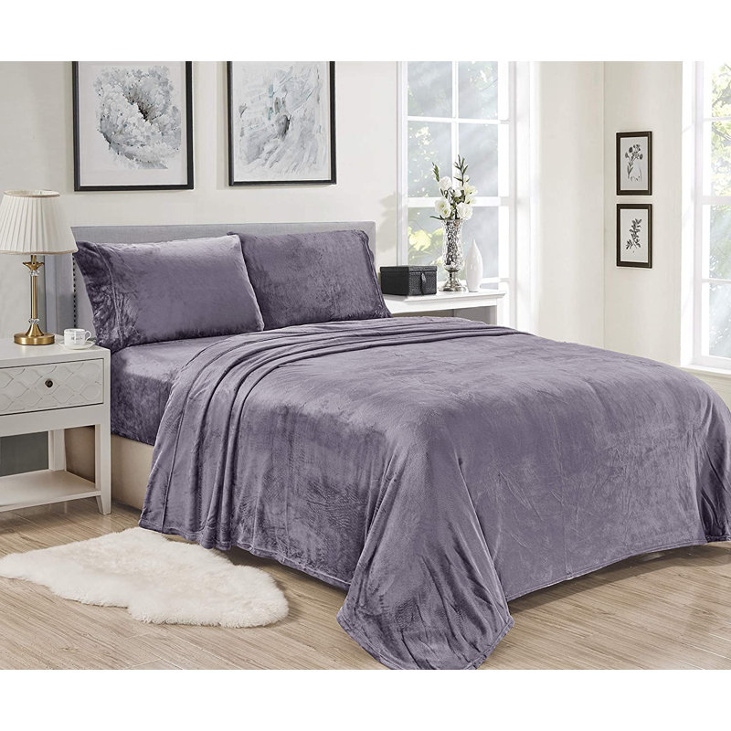 Lillith Microfiber Sheet Set, Lavender