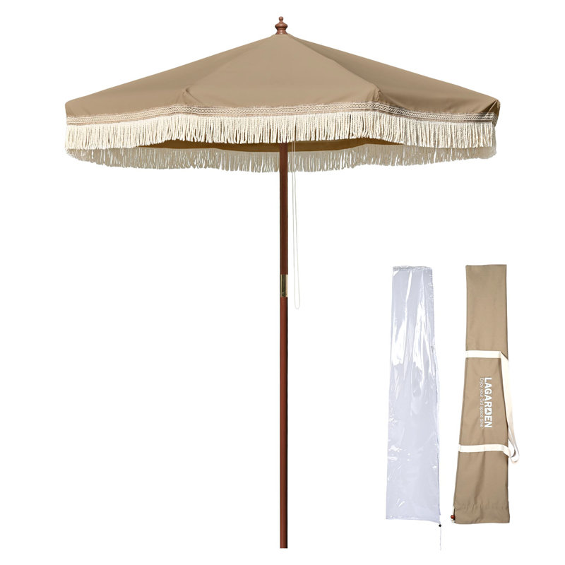 Parasol Hershell 81,9 avec contrepoids inclus, Kaki