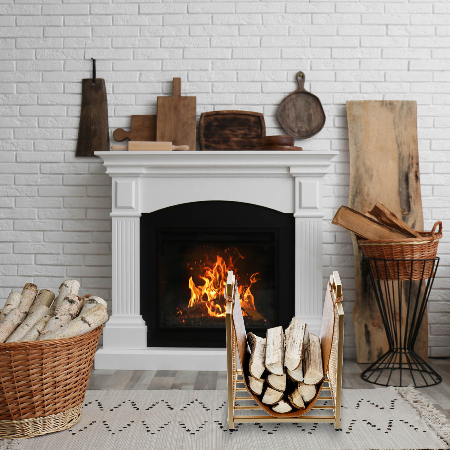 Fonciere Firewood Log Rack
