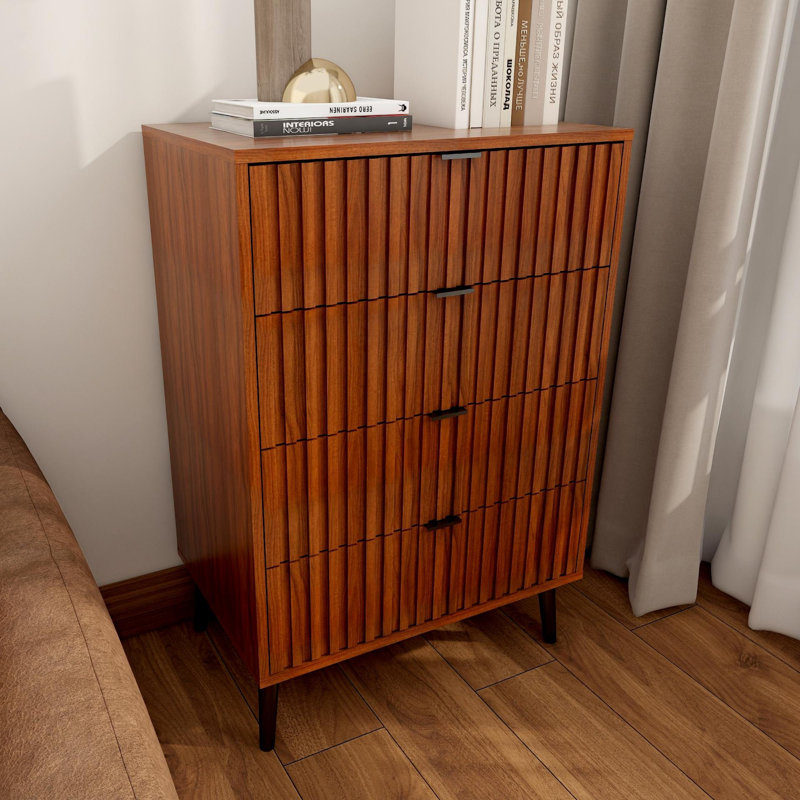 Commode à 4 tiroirs, H 35 po