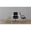 Fauteuil de bureau ergonomique pivotant avec dossier en cuir côtelé-964490370-964490372