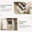 60‘’ L Shaped Desk with Wooden Drawers-1212139603-1212139602