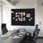 Textured Felt Wall Panels With Stripes, Bulletin Boards, 12-Piece Set, With Pushpins-110651817