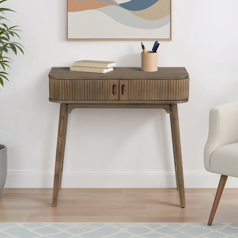 Leighana Solid Wood Writing Desk