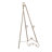 Opalo Gold Metal Large Free Standing Adjustable Display Stand Scroll Easel with Chain Support-72476241