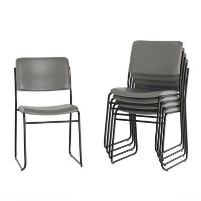 Chaises de vestibule empilables avec sièges et dossiers rembourrés Oliverson