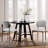 Sherpa Fabric Upholstered Dining Chair, Side Chair With Backrest For Dining Room,Kitchen,Living Room,Light Gray-2051740466