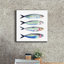  «Sardine Team 2» par Annie Warren, art mural sur toile, 18 po x 18 po-2021982865