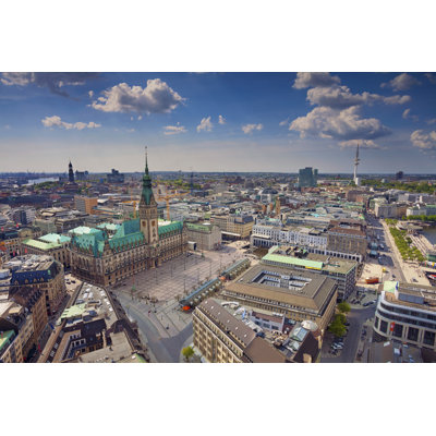 Hamburg by RudyBalasko - Wrapped Canvas Print