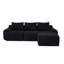 3 Seater Corduroy Sofa-1225257370