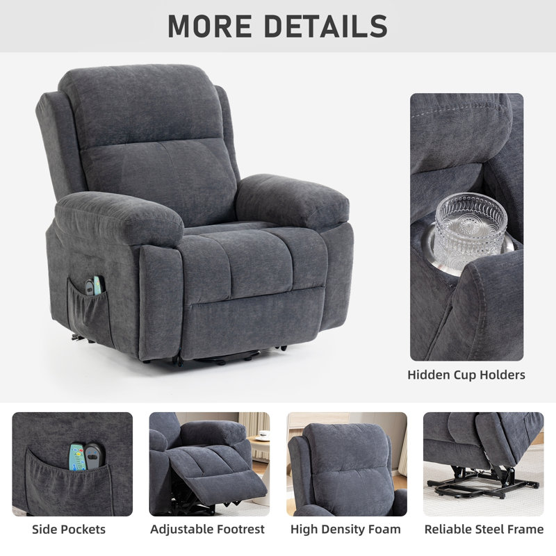 Massage Chair, Dark Grey