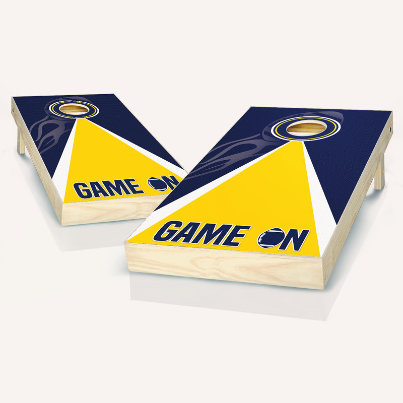 2' X 4' Game On Cornhole Set With Hole Lights