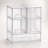 5-Pack Acrylic Baby Bottle Storage Organizer, Stackable Clear Drawer Container for Countertop, Vanity, Bathroom, Cabinet & Pantry, 2S2M1L