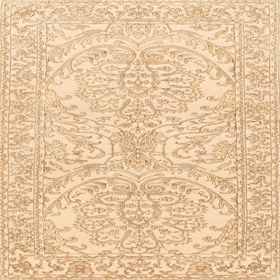 Tapis décoratif beige oriental Ellice