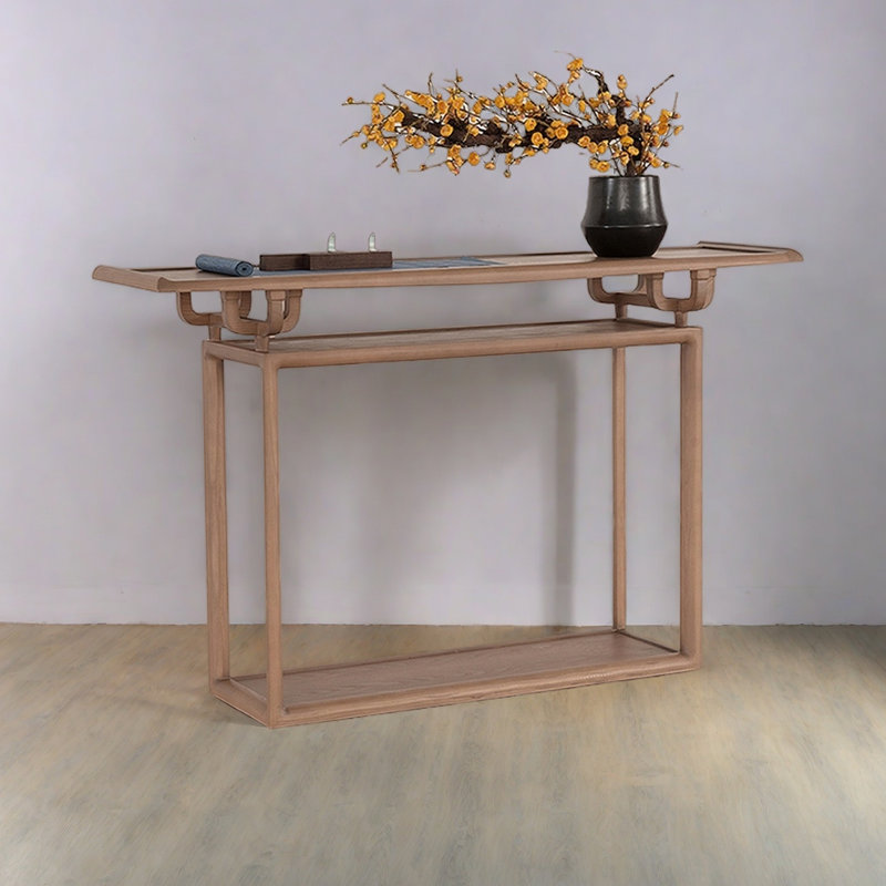 Console en bois multifonctionnelle, Brun
