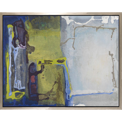 «Two Moods», peinture sur toile à cadre flottant