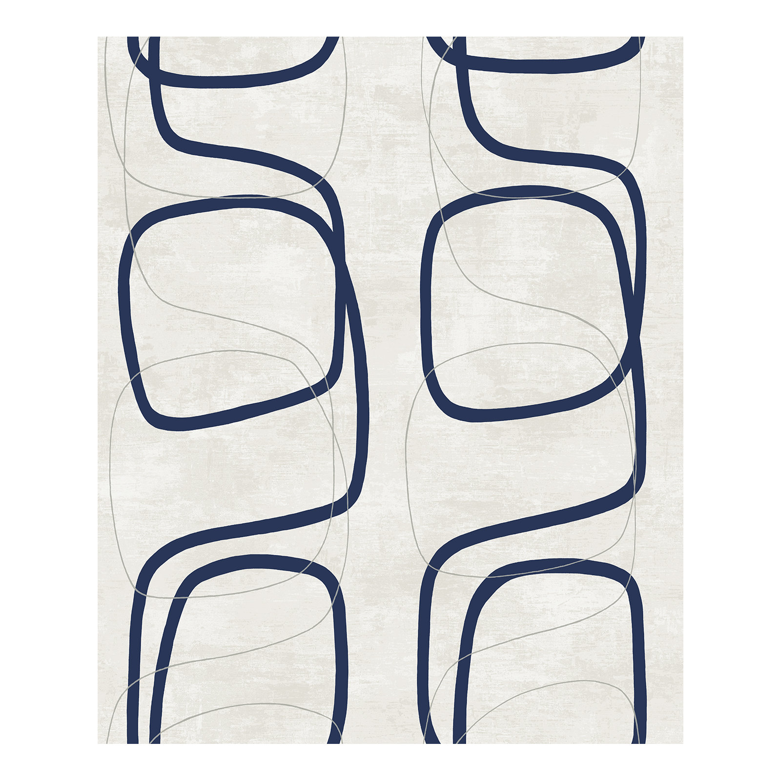 Lianna Modern Abstract Wallpaper, Blue