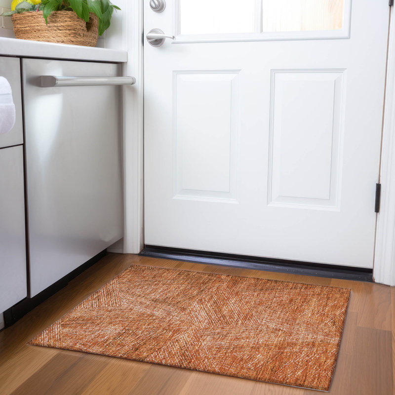 Tapis de qualité supérieure lavable à la machine Lyndhurst AMF991, Rectangle 1 pi 8 po x 2 pi 6 po