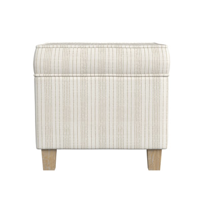 Repose-pieds carré avec rangement 17,5 "Asha