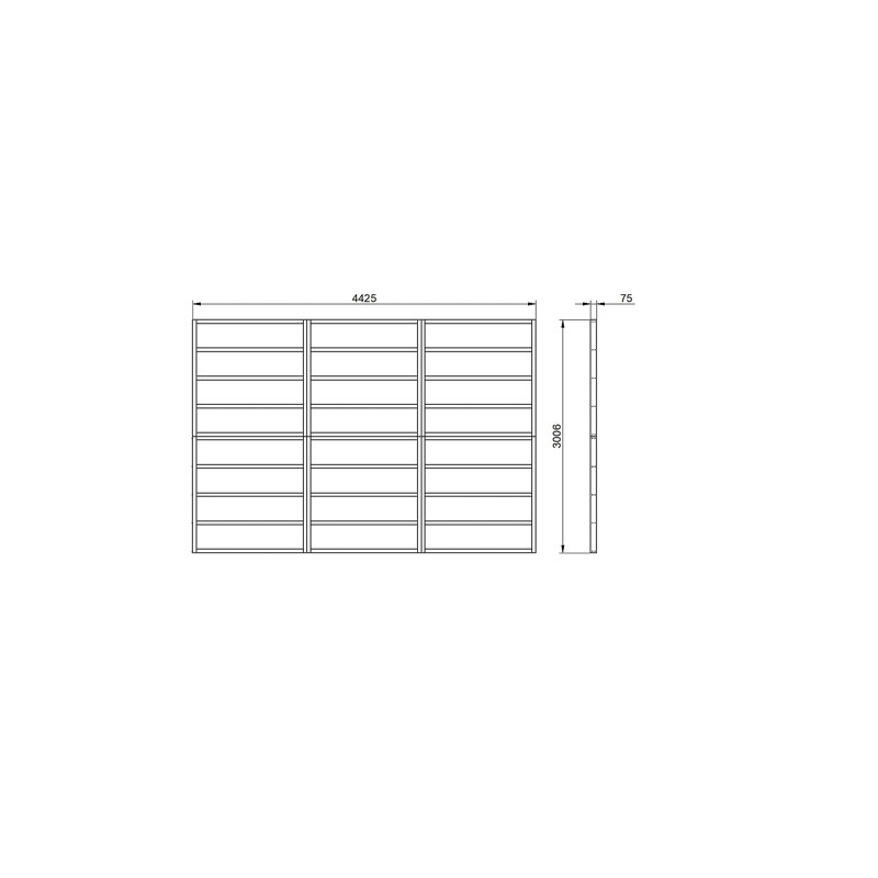15 x 10 Shed Base Pressure Treated