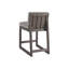 Mozambique Teak Patio Bar Stool with Cushion-668785730