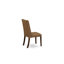 Ensemble de salle à manger 7 pièces comprenant une table de salle à manger rectangulaire et 6 chaises Parson rembourrées en tissu brun, acajou-106914947-109975836-109975837